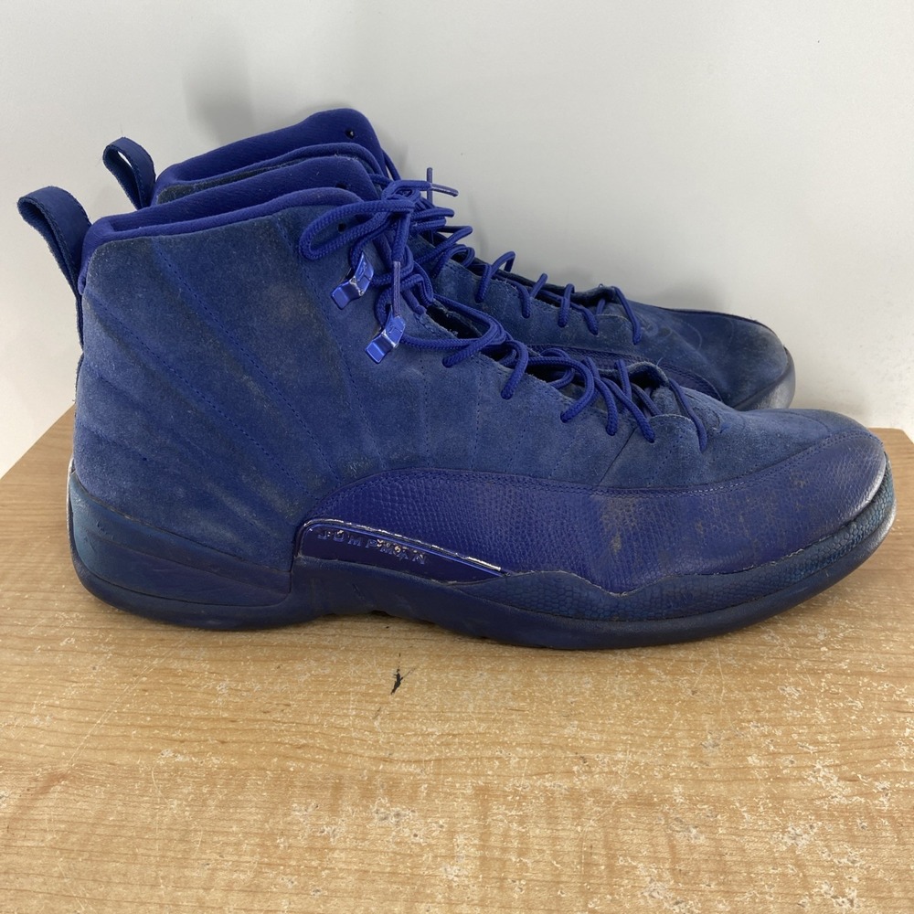Nike Air Jordan 12 Retro Deep Royal White (130690-400) Mens Size 17